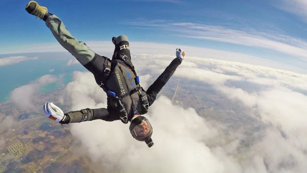 Skydive Midwest Freefly Chicago Milwaukee Skydiving Headdown