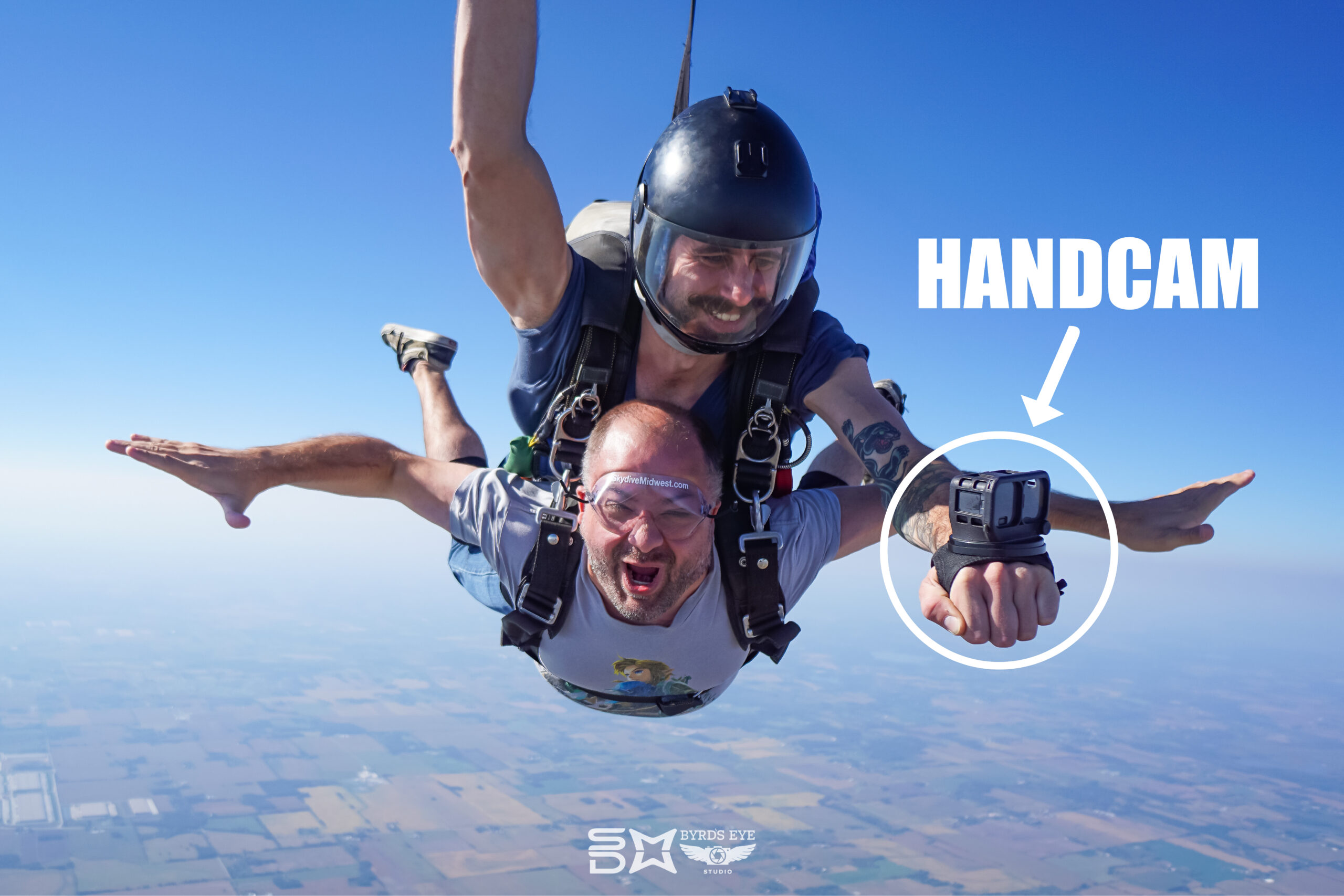 Tandem Skydive with Handcam Video