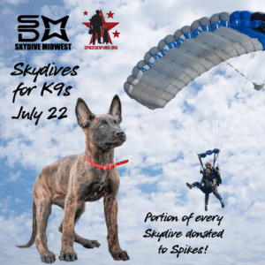Skydives for K9s