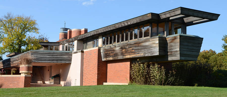 Skydive Midwest Travel Guide - Frank Lloyd Wright House