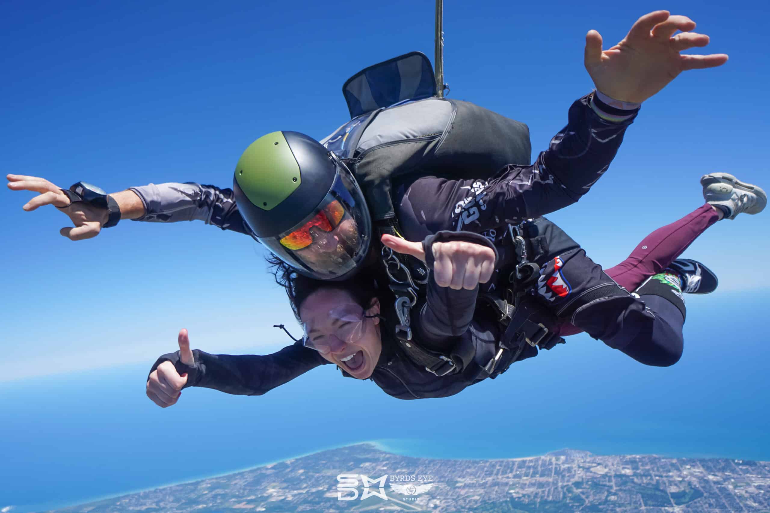 Tandem Skydive over Lake Michigan