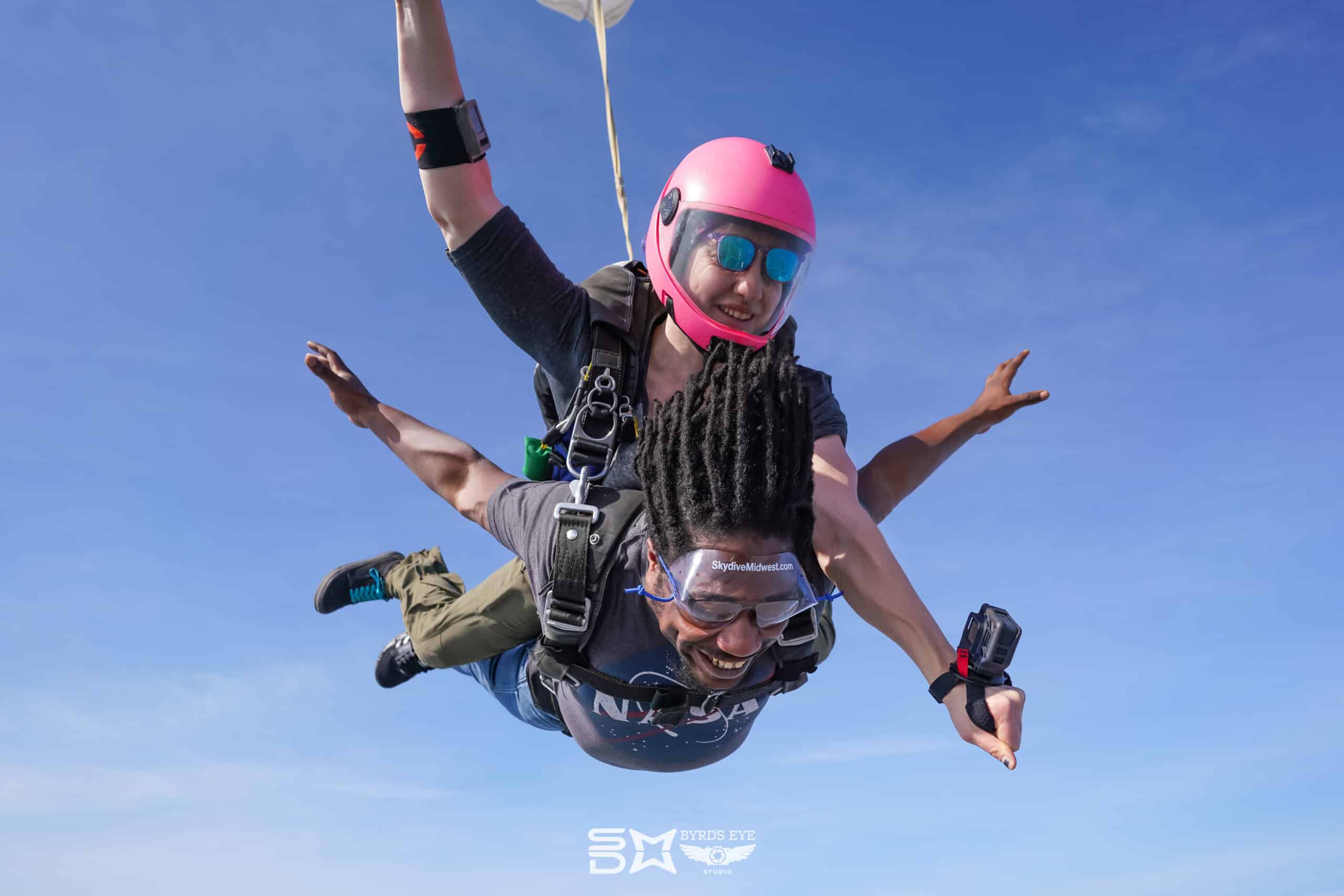 Skydiving with Glasses