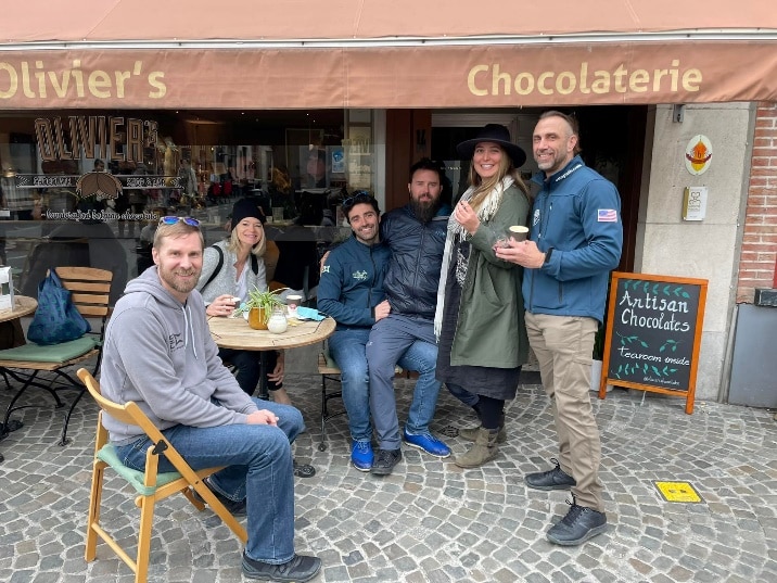 Skydive Midwest Enjoying Belgium Chocolate