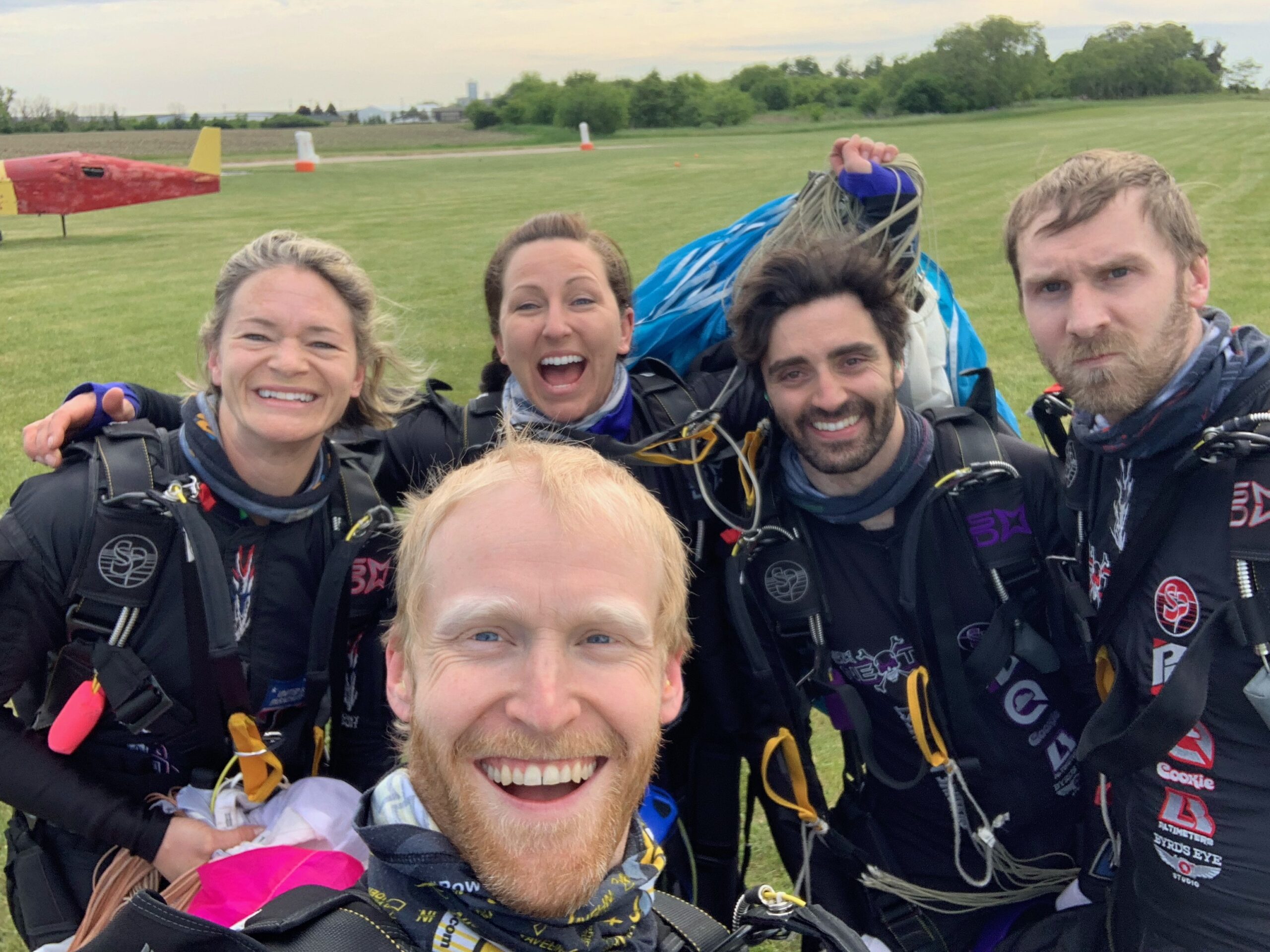 Skydive Midwest Smiling after a Skydive