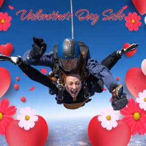 Valentines Day Special - 2 Skydives + 2 Premium Video/Picture Packages!
